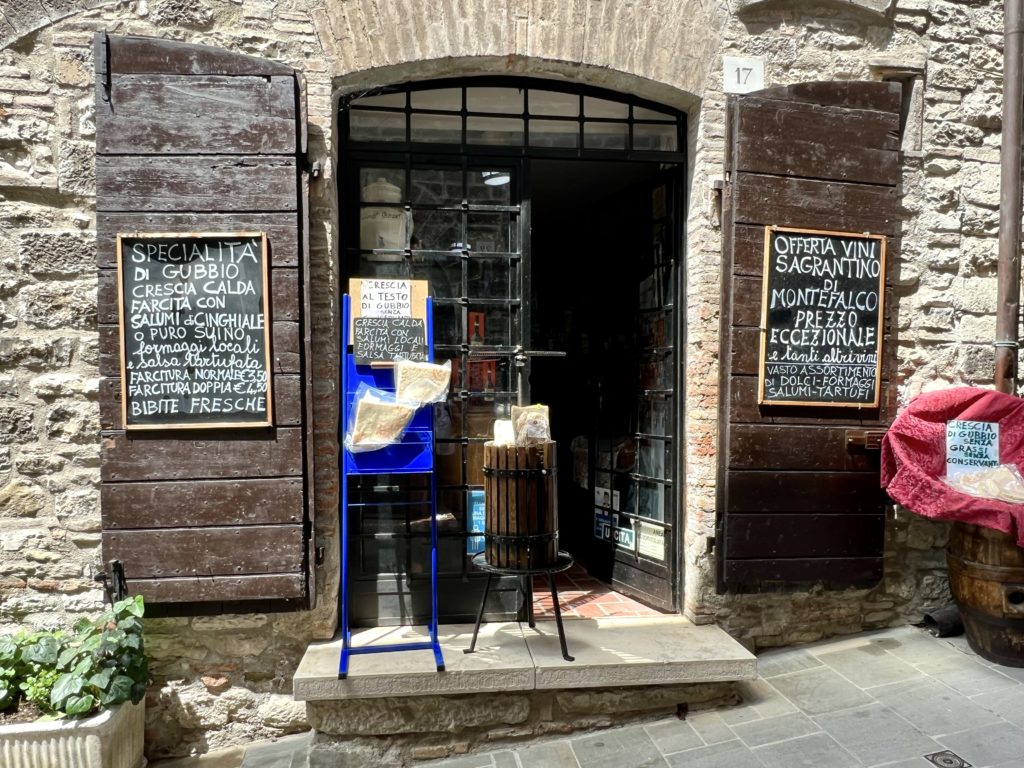 shop in Gubbio
