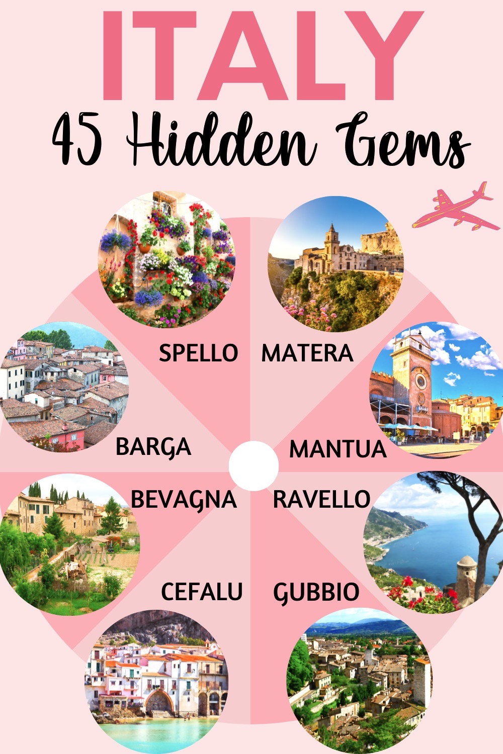 Pinterest pin for hidden gems in Italy