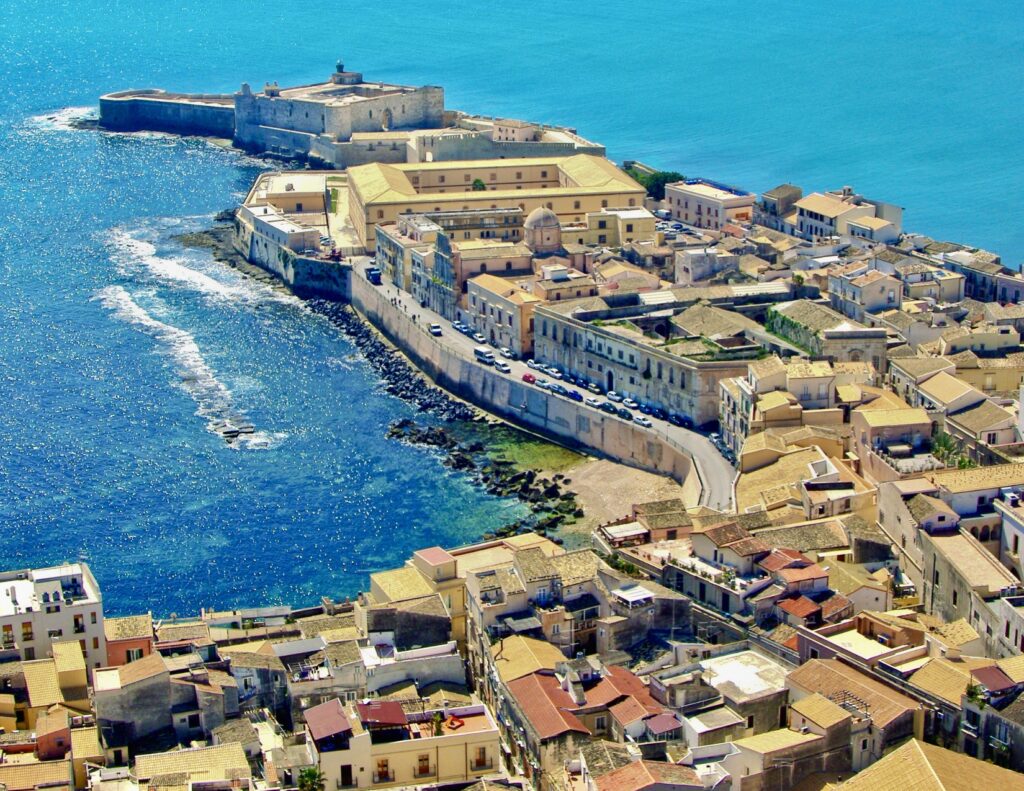 island of Ortigia, the old town of Syracuse