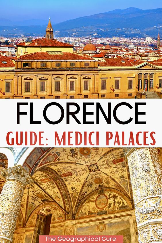 Pinterest pin for guide to the Medici Palaces