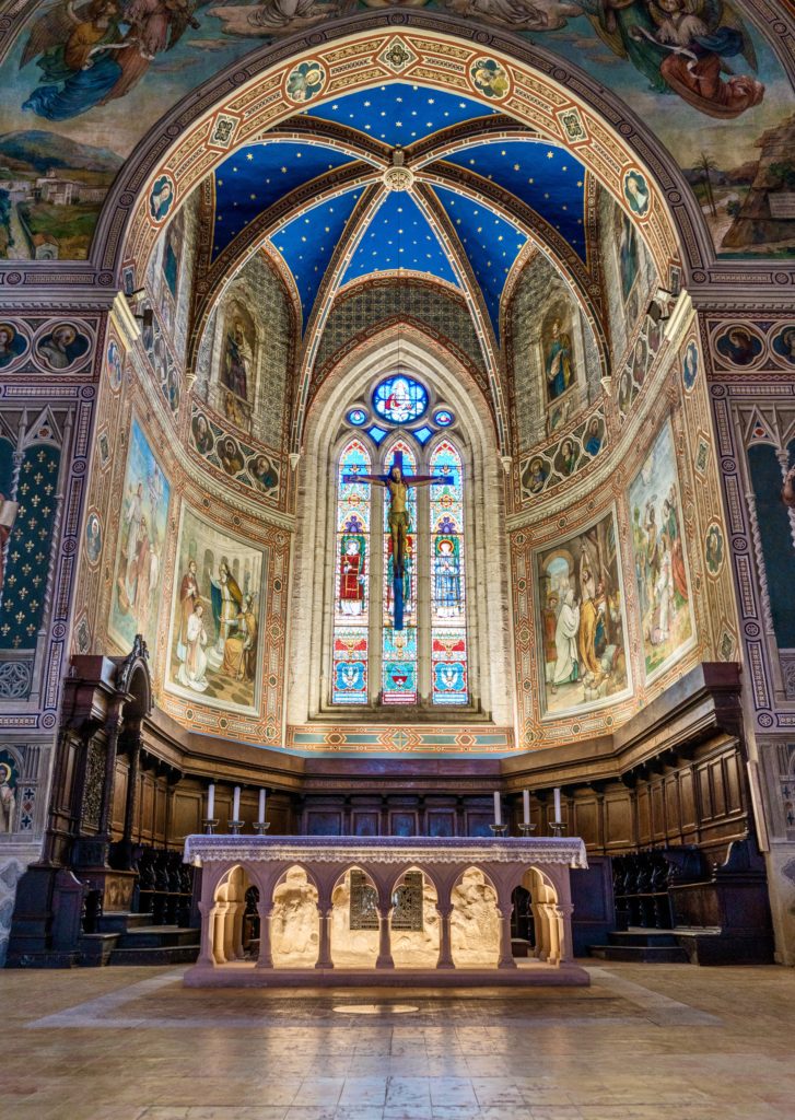 interior of Gubbio Cathedral