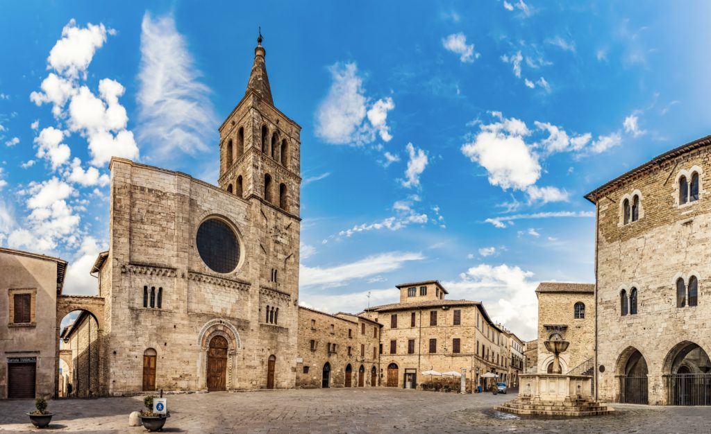 main square of Bevagna, a must visit town with one week in Umbria
