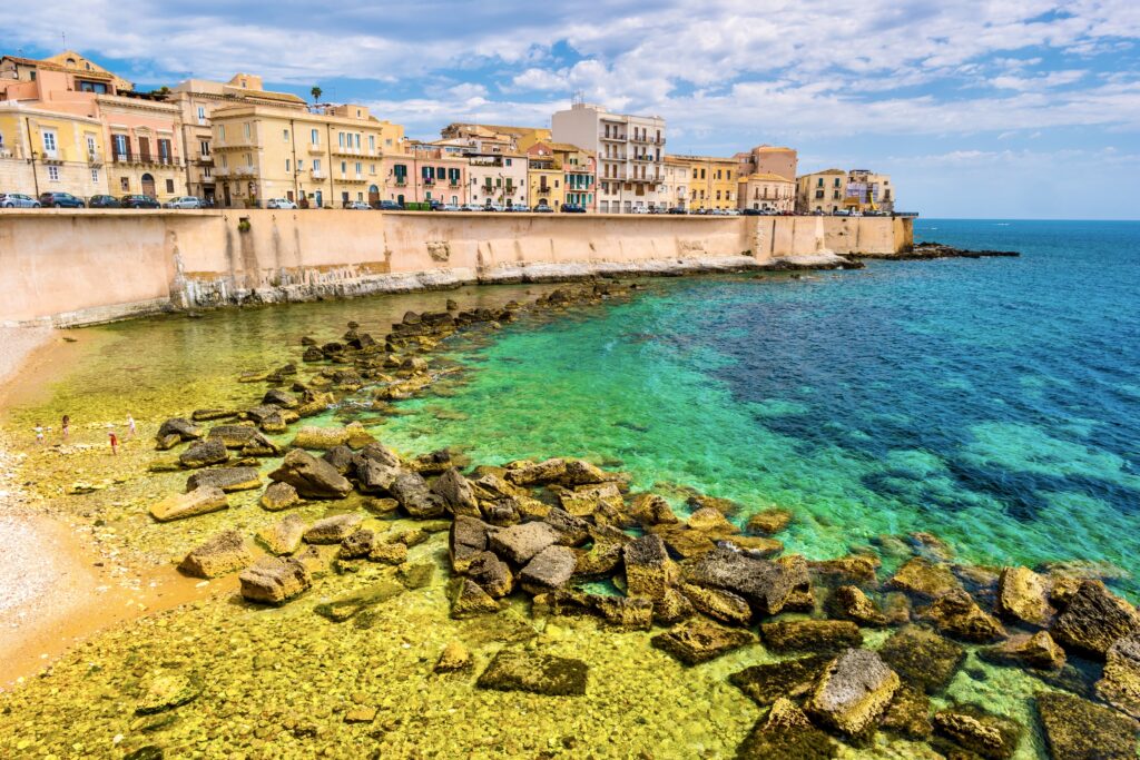 island of Ortigia, the old town of Syracuse