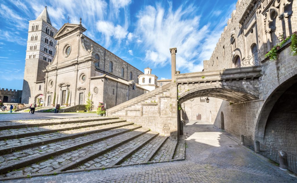 the San Pellegrino district in the medieval city of Viterbo