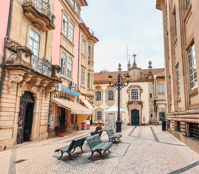 pretty street in Viseu