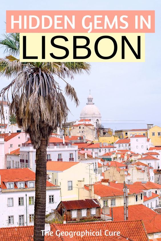 Pinterest pin for hidden gems in Lisbon