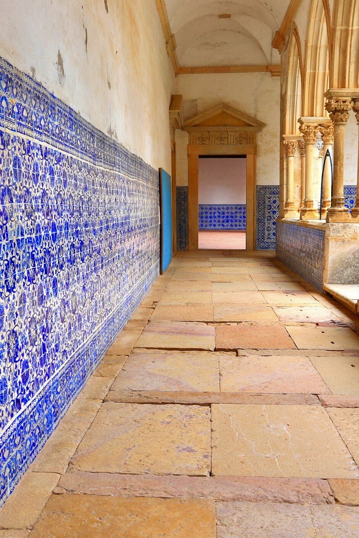 azulejos in the cloister