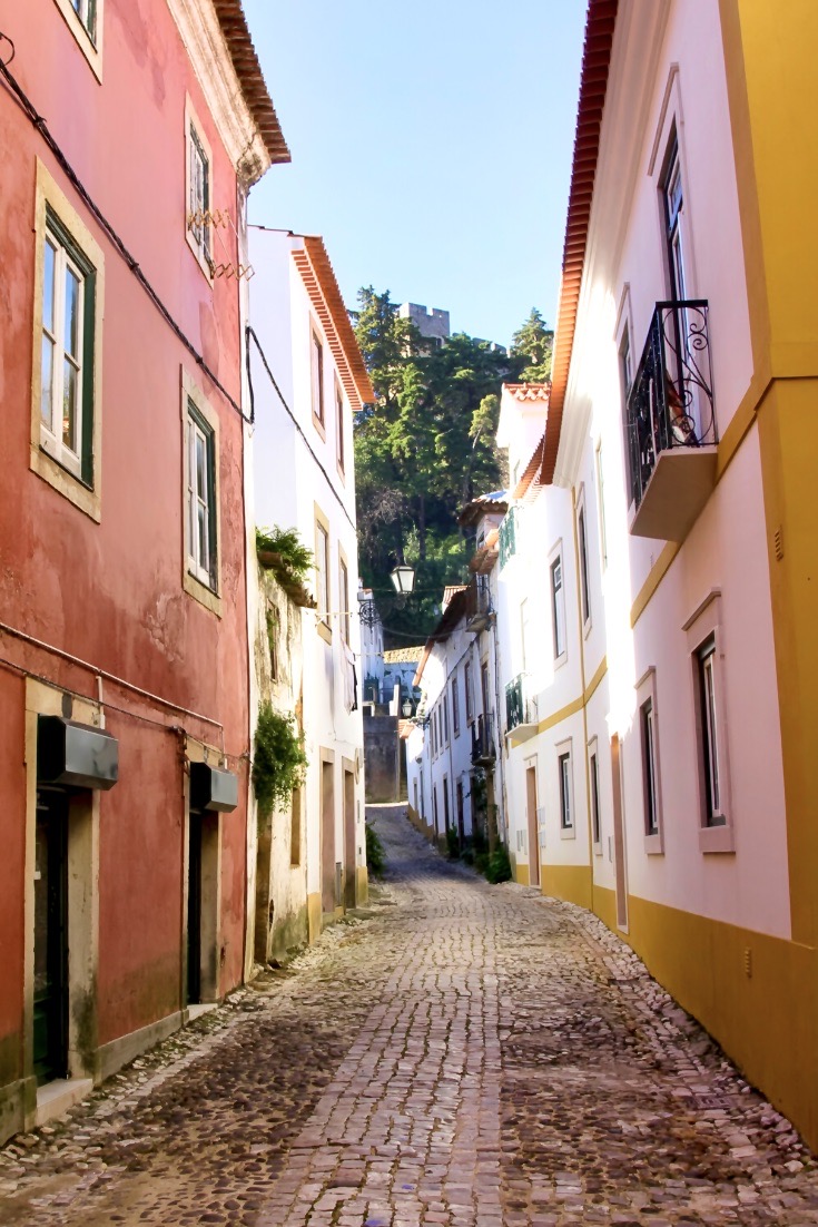 street in Tomar old town