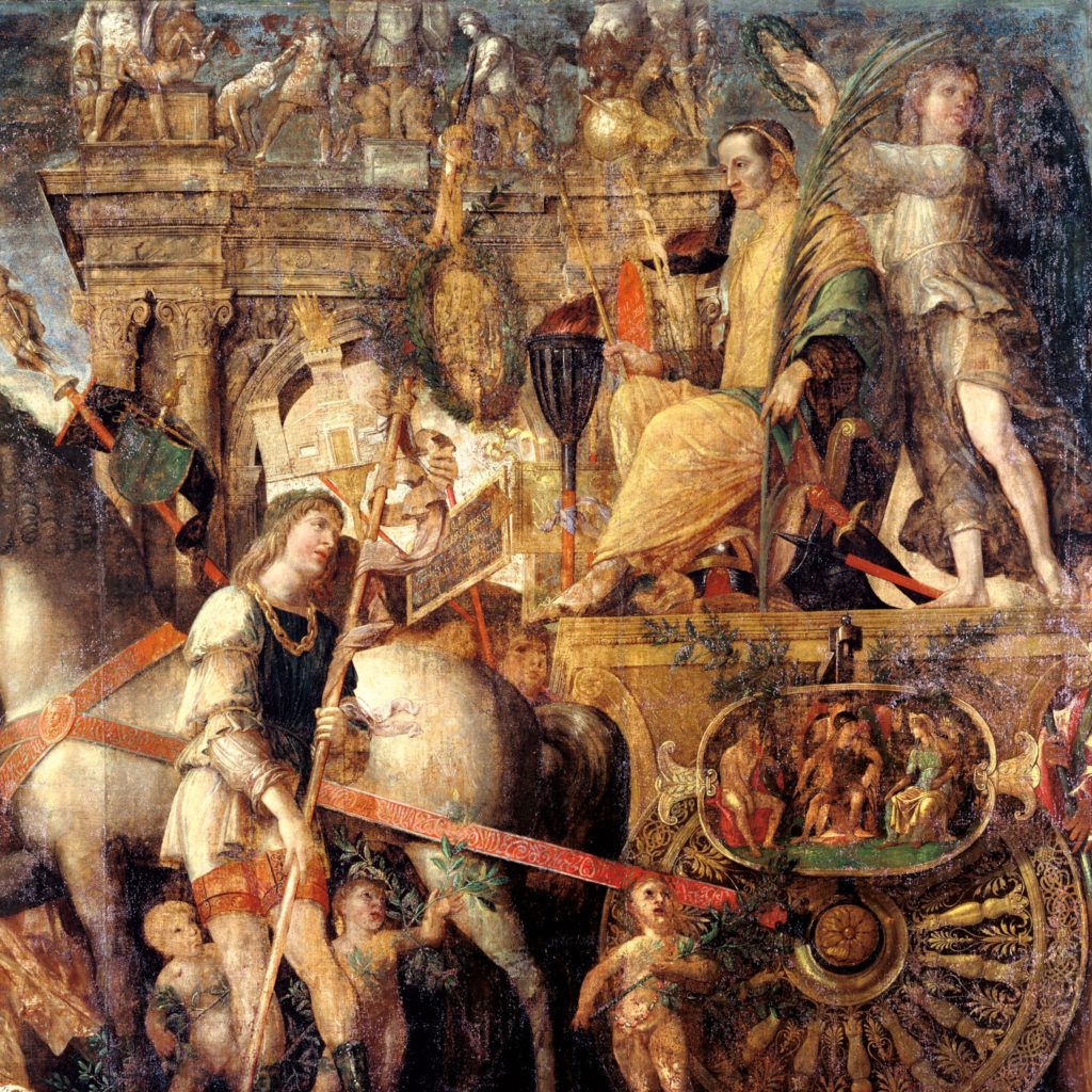 Mantegna's depiction of Caesar at his Triumph