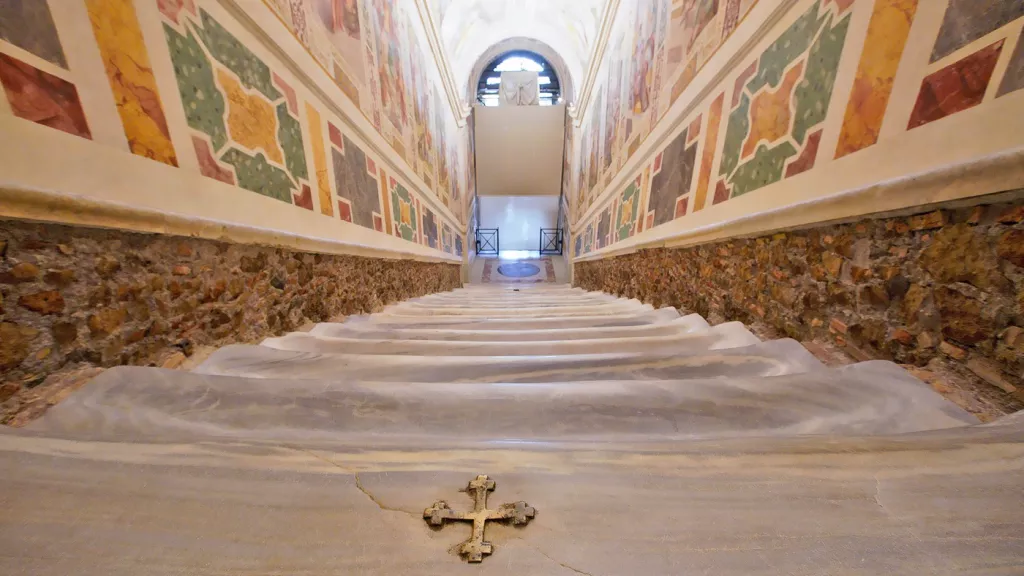 the restored Holy Stairs