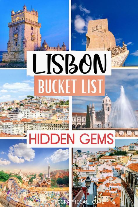 Pinterest pin for hidden gems in Lisbon
