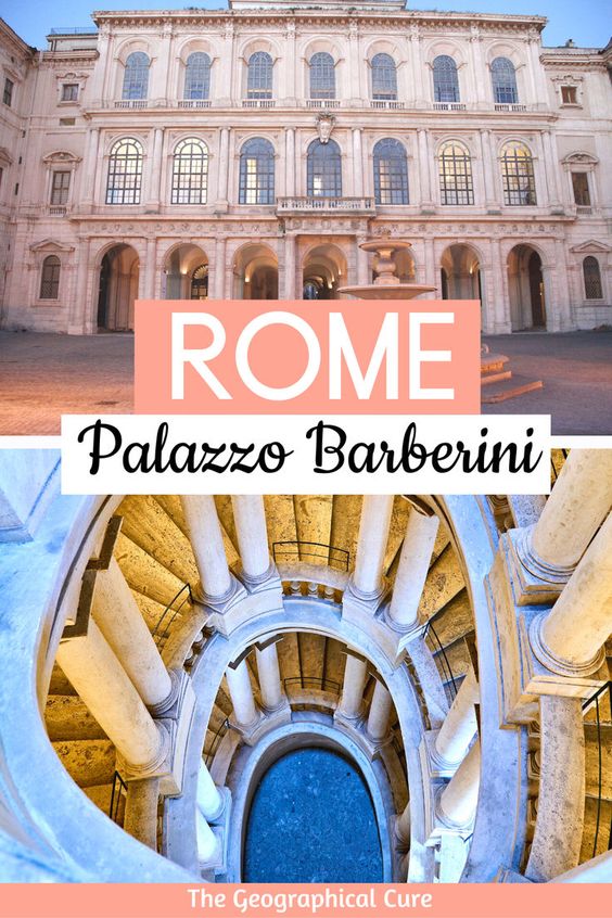 Pinterest pin for guide to the Palazzo Barberini