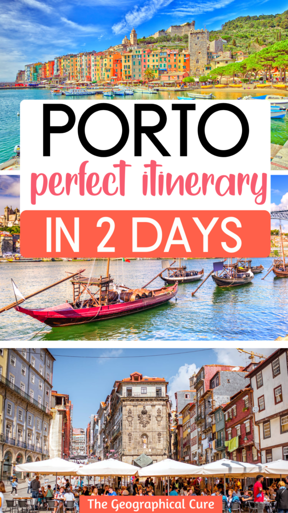 Pinterest pin for 2 days in Porto itinerary