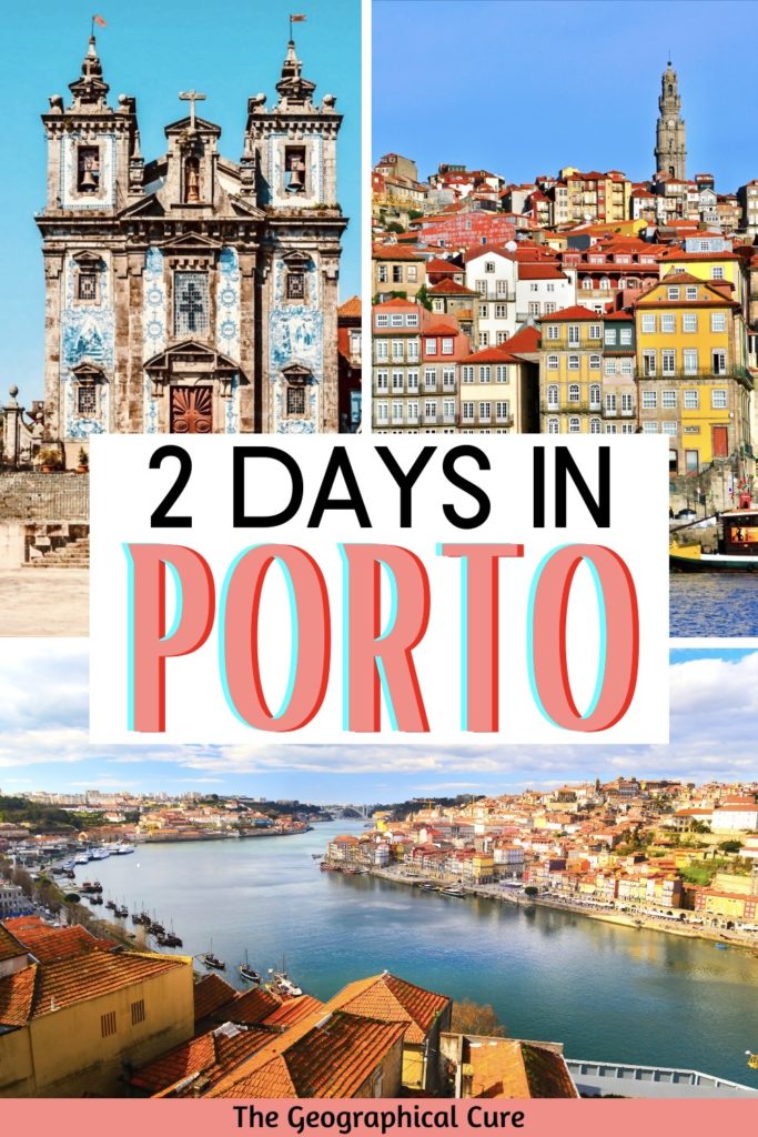 Pinterest pin for 2 days in Porto itinerary