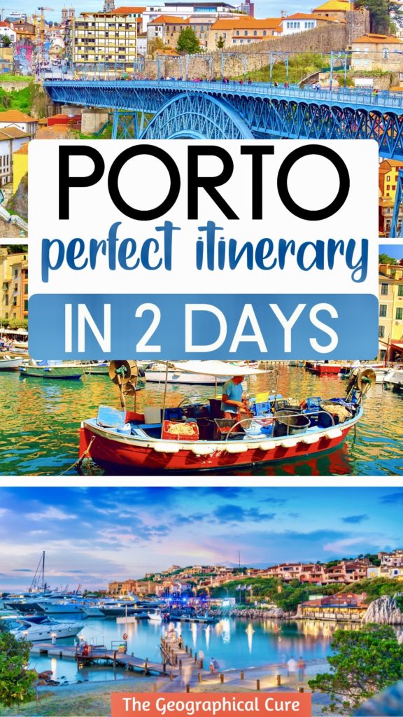 Pinterest pin for 2 days in Porto itinerary