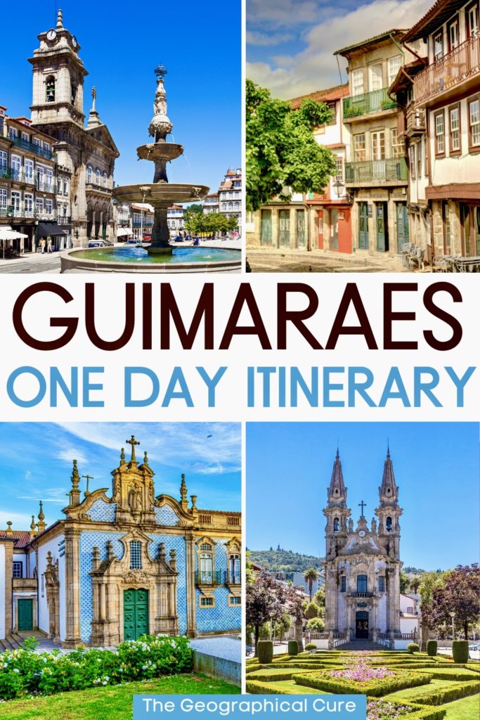 Pinterest pin for one day in Guimaraes itinerary