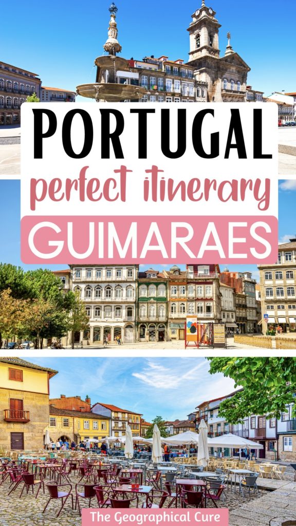 Pinterest pin for one day in Guimaraes itinerary