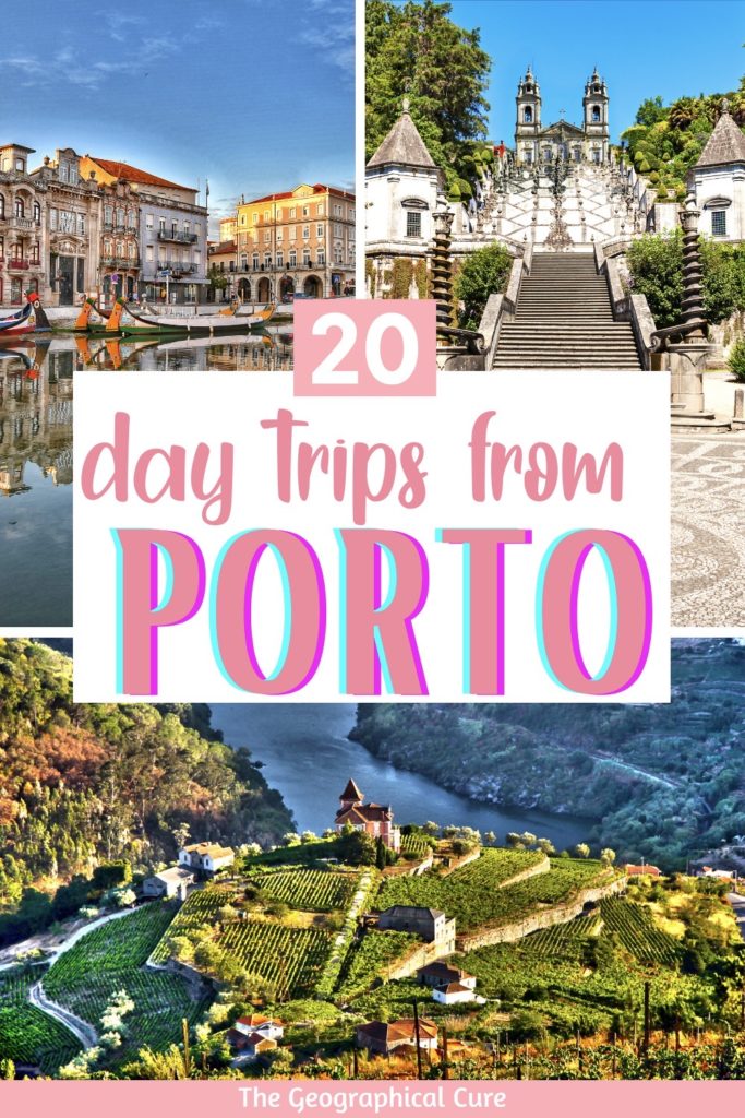 Pinterest pin for best day trips from Porto Portugal