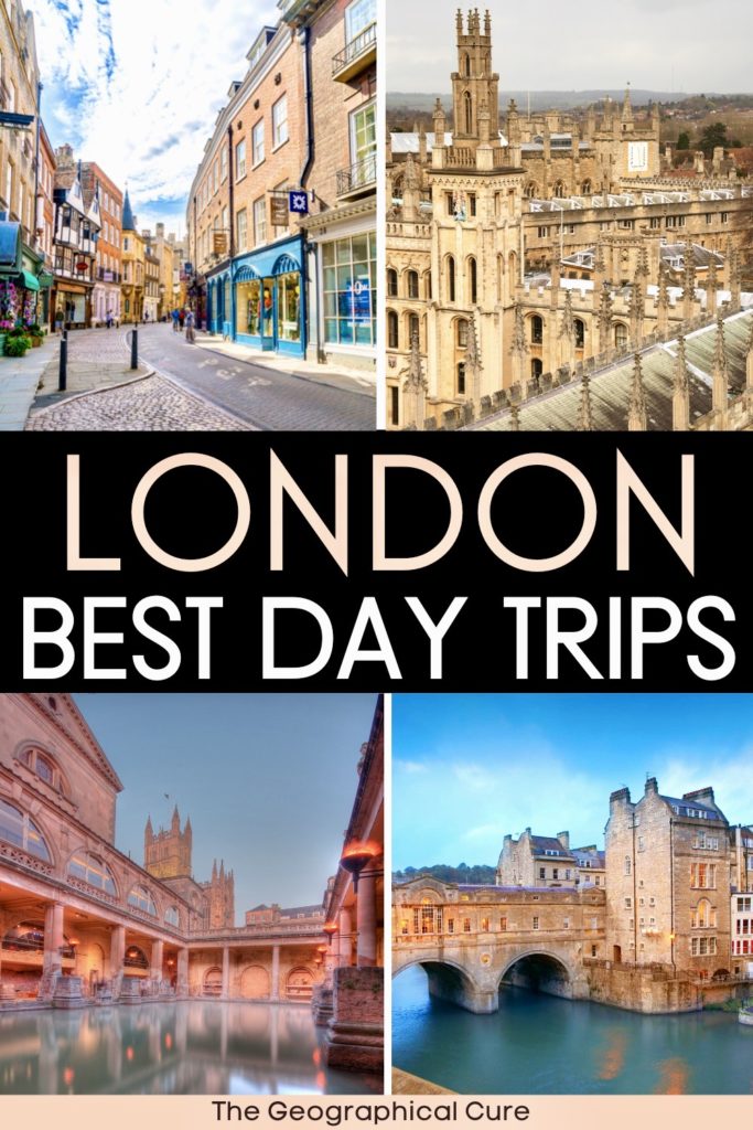 Pinterest pin for best day trips from London