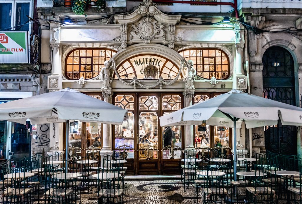 Cafe Majestic at Rua Santa Catarina in Porto