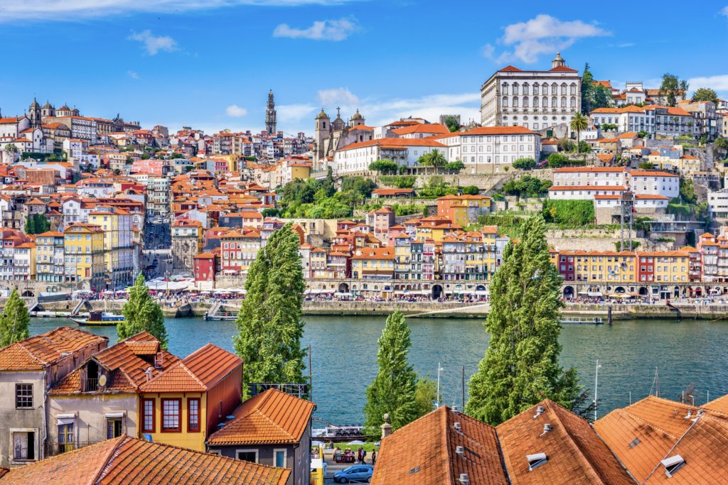 view of Porto from Vila Nova de Gaia