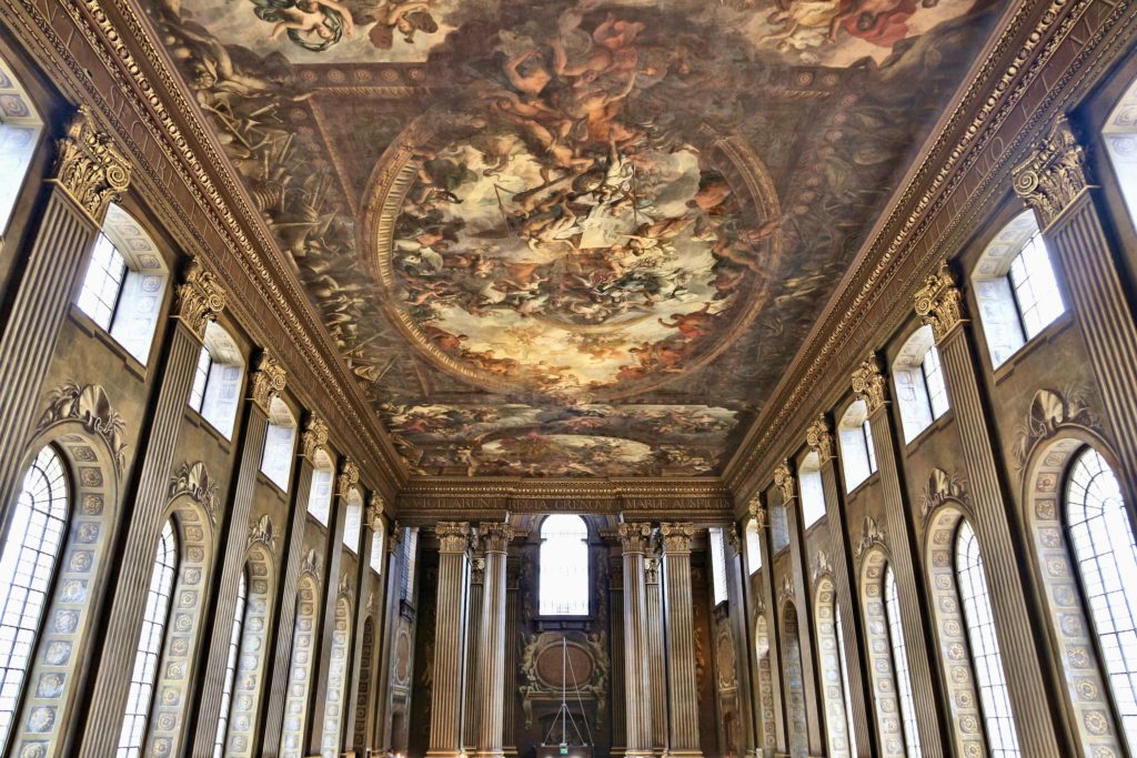 The Painted Hall of Old Royal Naval College in Greenwich