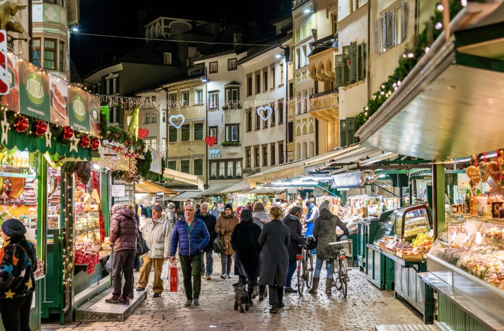 Bolzano at Christmas time