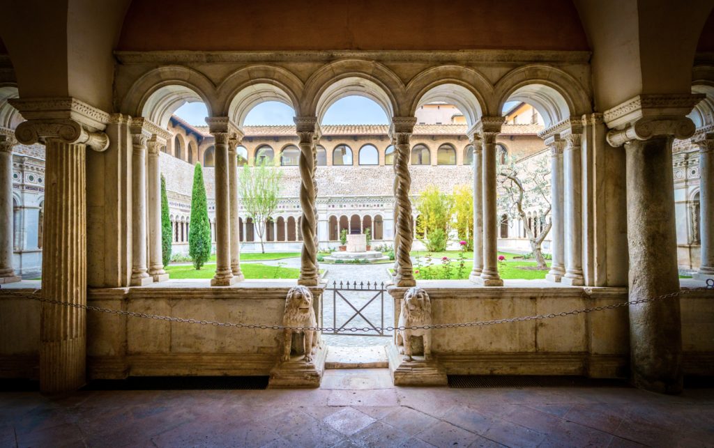 cloisters of the basilica
