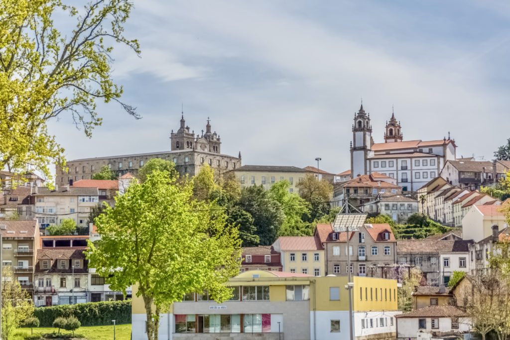 view of Viseu and Cathedral Square