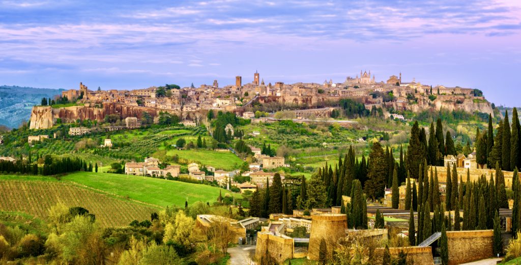 panoramic view of Orvieto