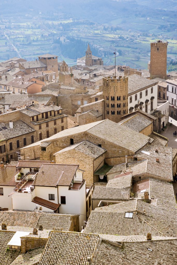 view of Orvieto from the Torre del Morro