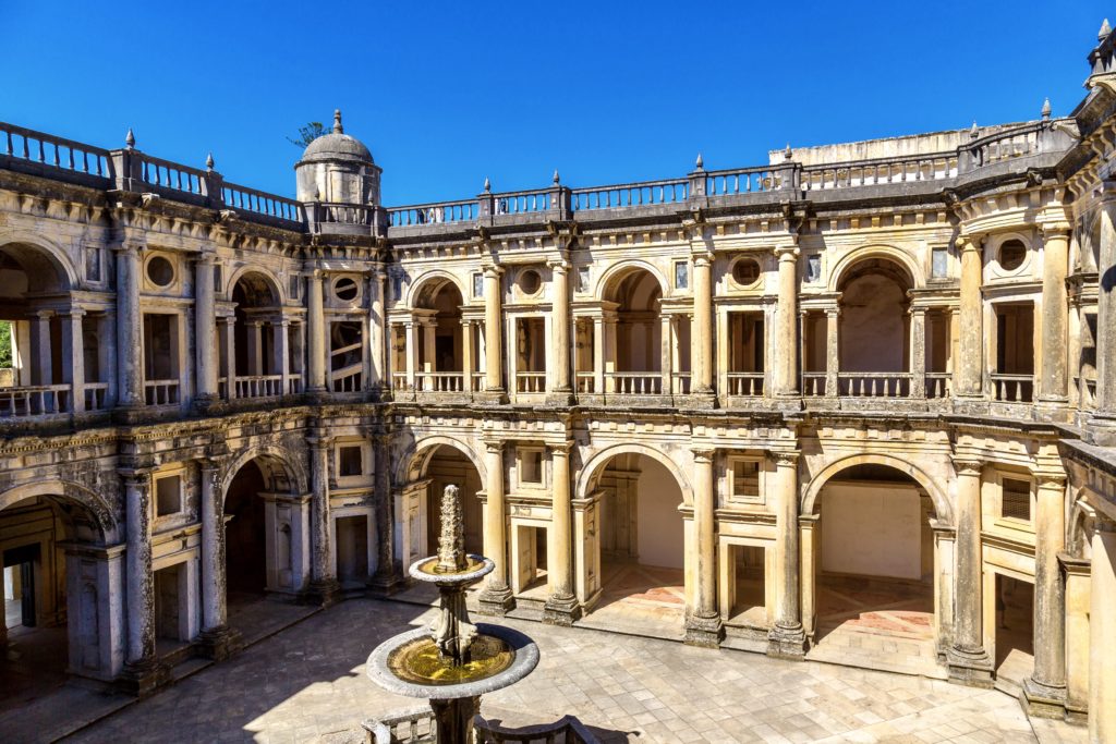 cloister in the Convent of Christ complex