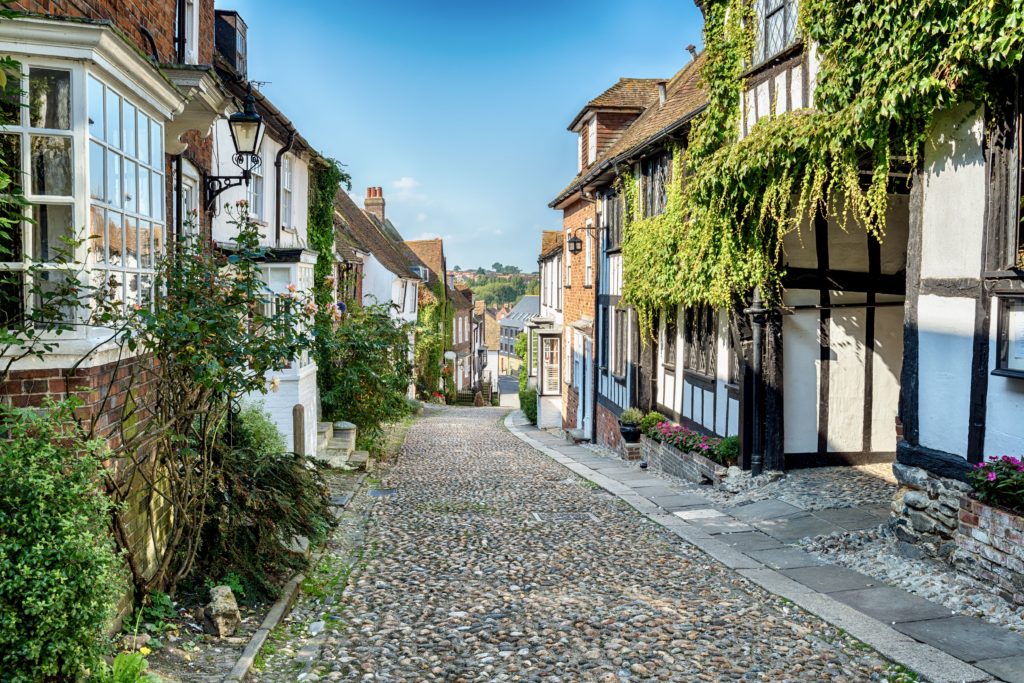 famous Mermaid Street in Rye