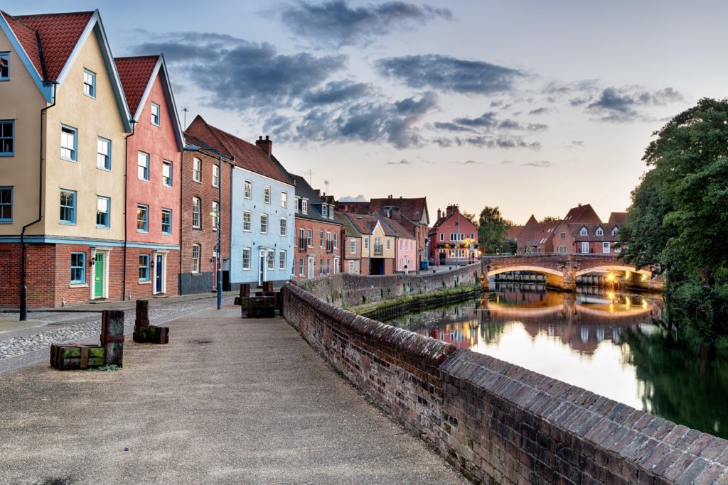 the Yard River in Norwich