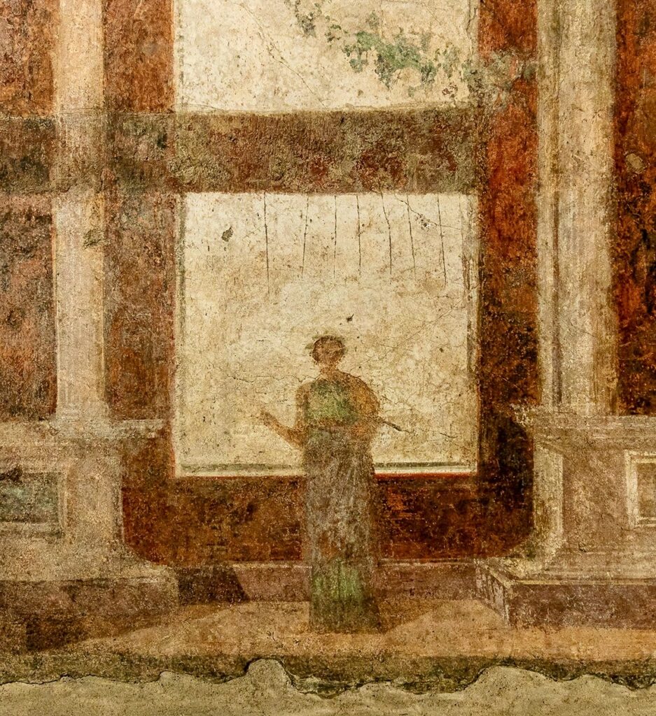 frescos from a 2nd century focus found under the baths
