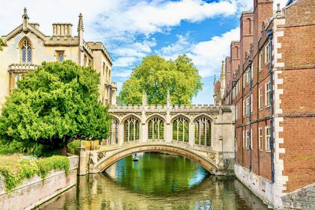 Bridge of Sighs in Cambridge