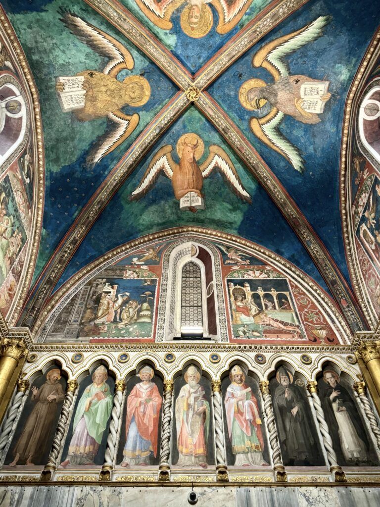 frescos in the Sancta Sanctorum