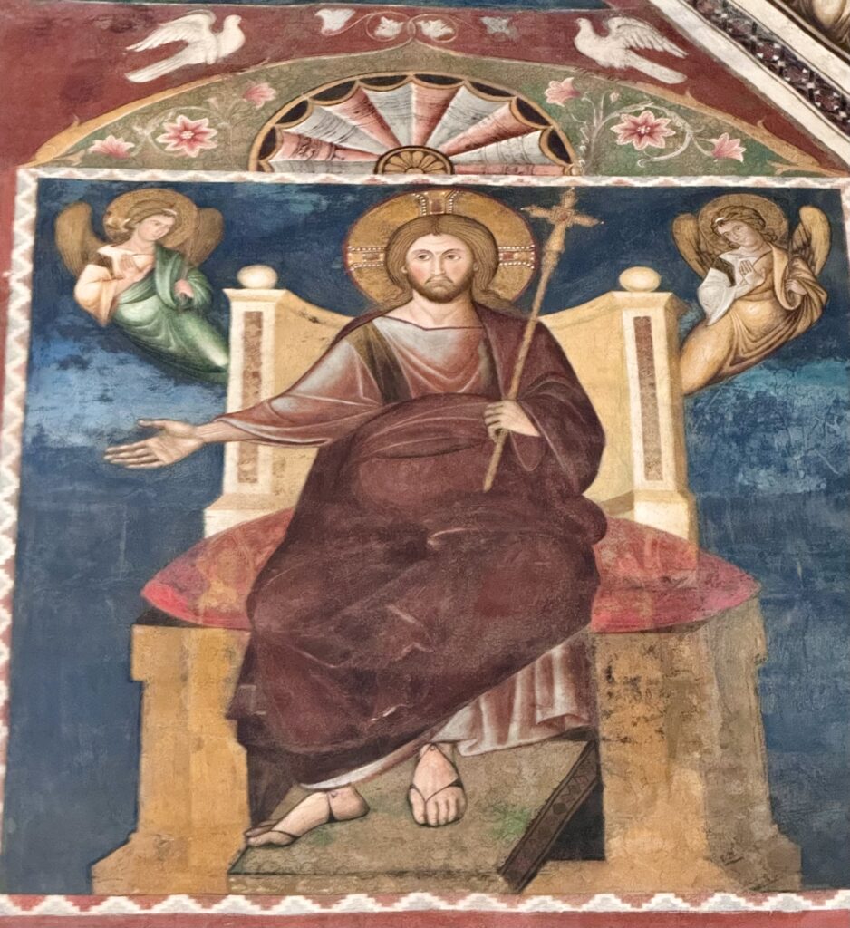 frescos in the Sancta Sanctorum