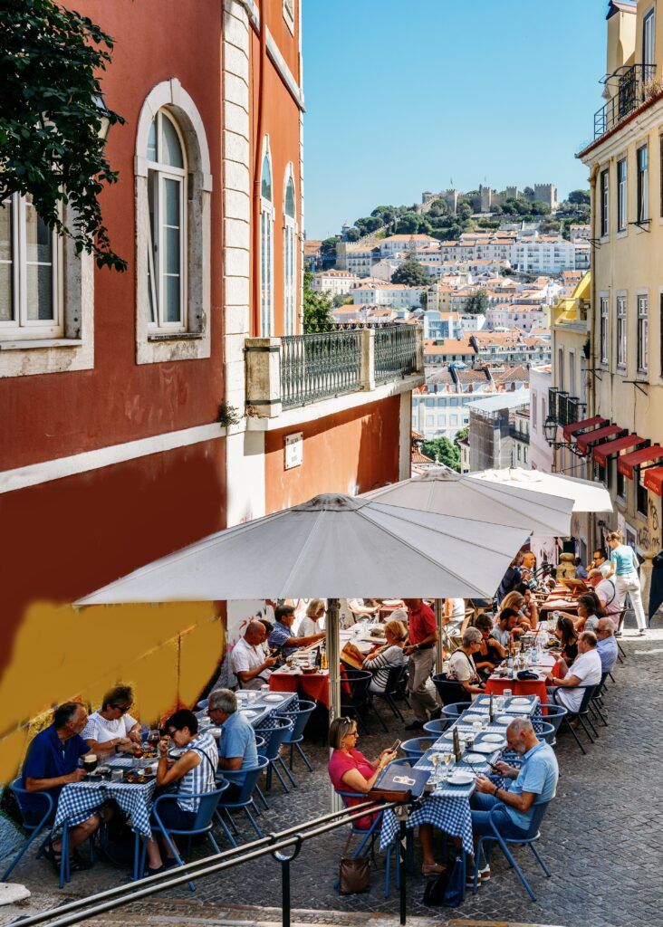 cafe in Alfama