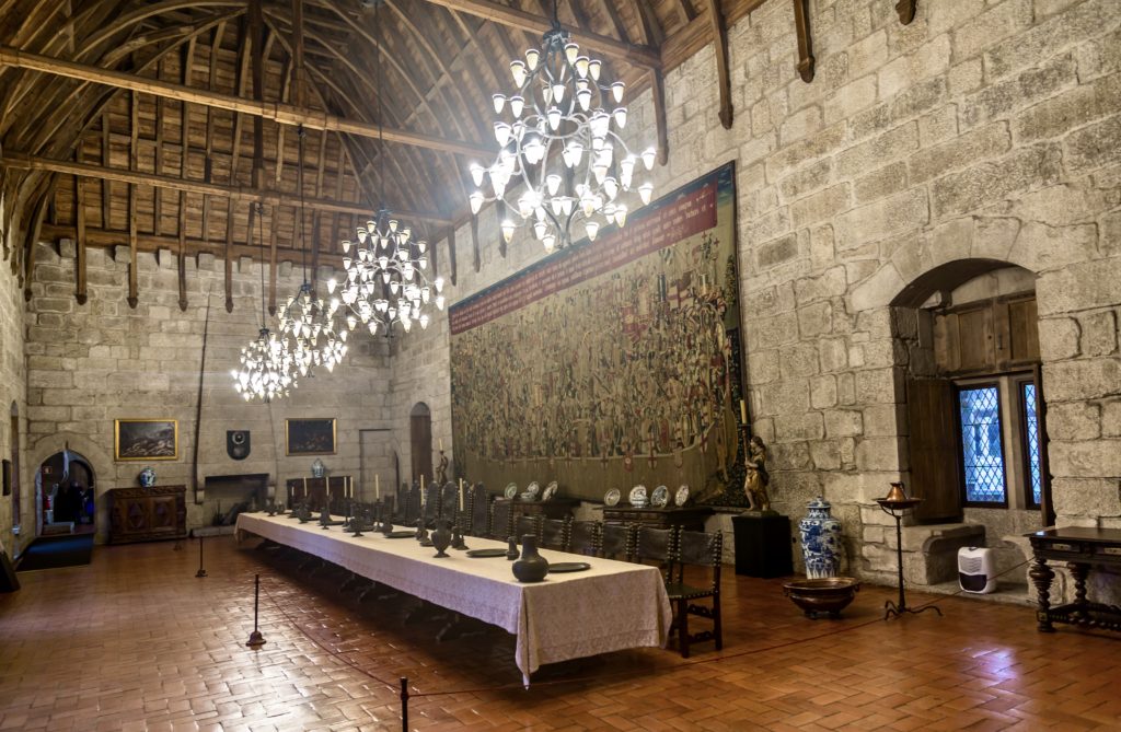 Banquet Hall with a 15th century Pastrana Tapestry