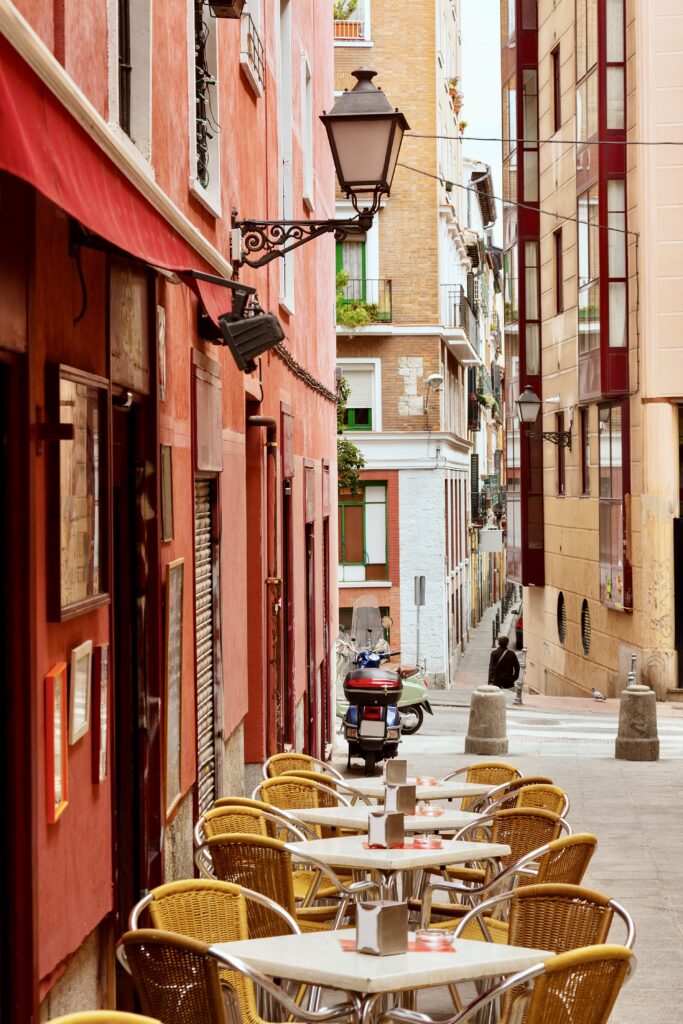 icturesque street in the historic center