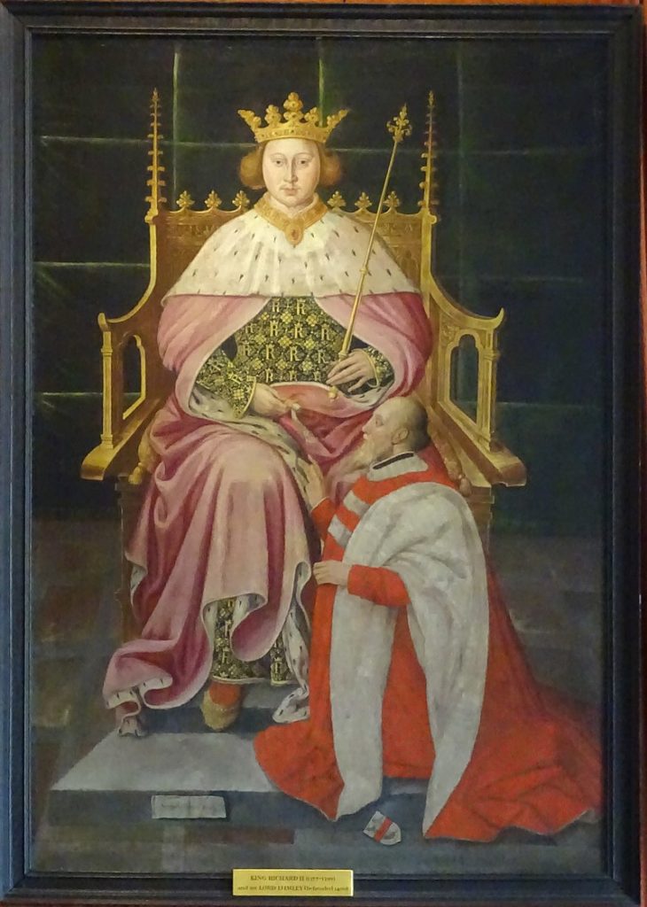 Portrait of Richard II at Leeds Castle