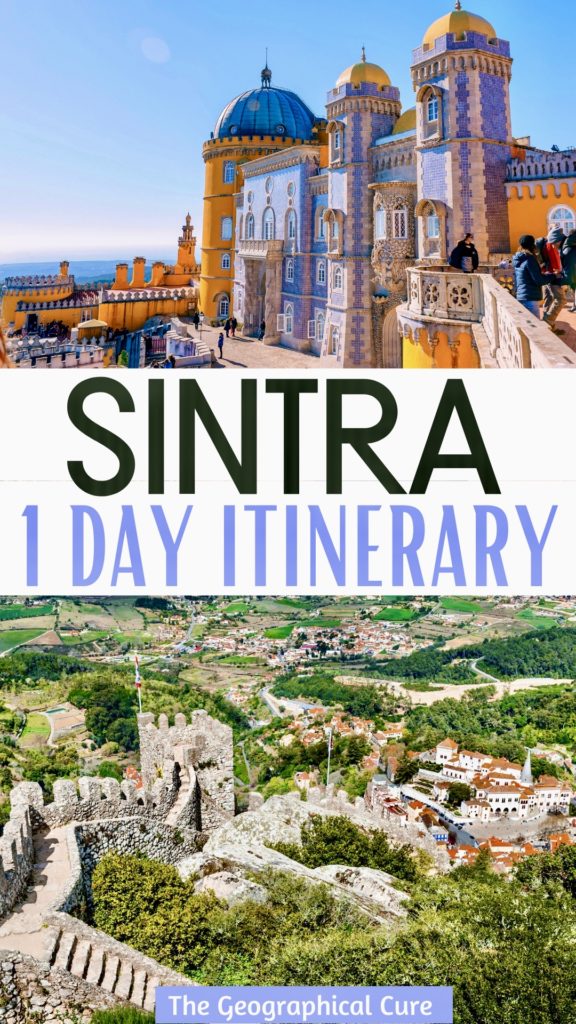 Pinterest pin for one day in Sintra itinerary