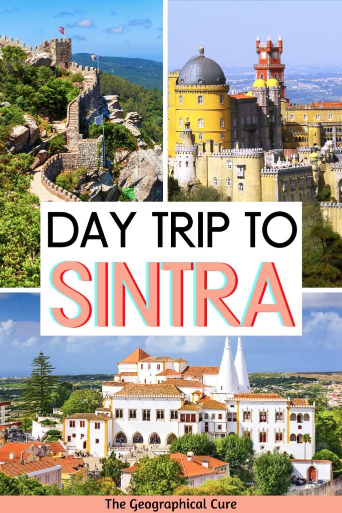 Pinterest pin for one day in Sintra itinerary, day trip from Lisbon