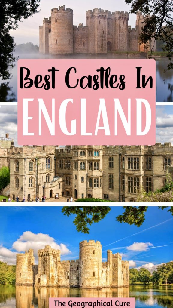 Pinterest pin for guide to the best castle in England