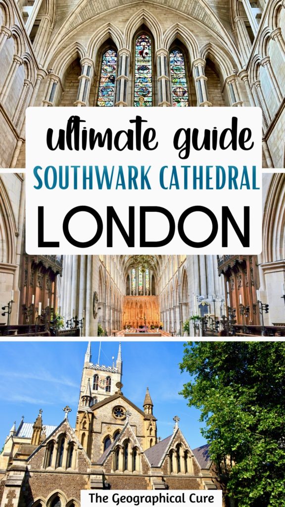 Pinterest pin for guide to Southward Cathedral