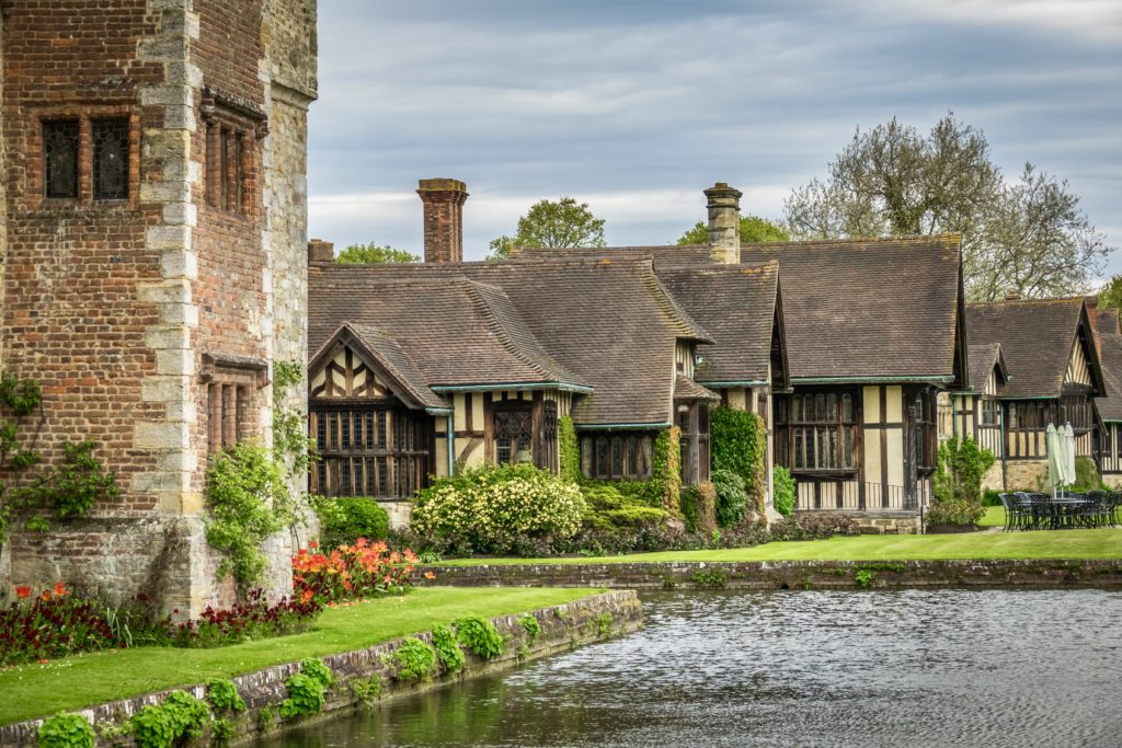 the Tudor Village at Hever Castle, with a bed and breakfast