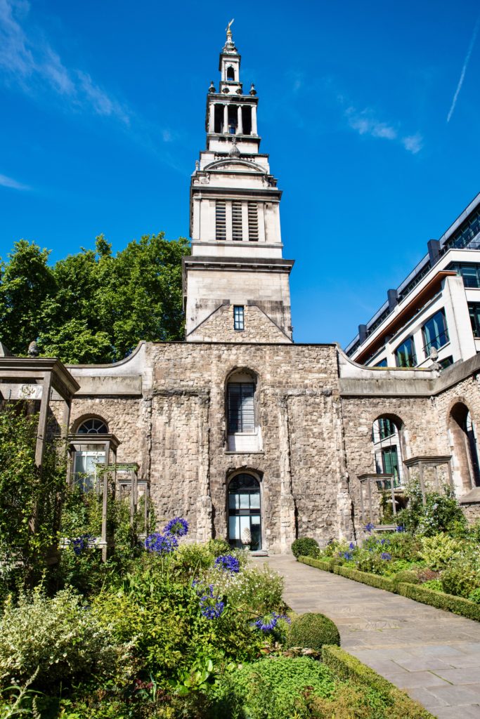 the historic Christ Church Greyfriars 