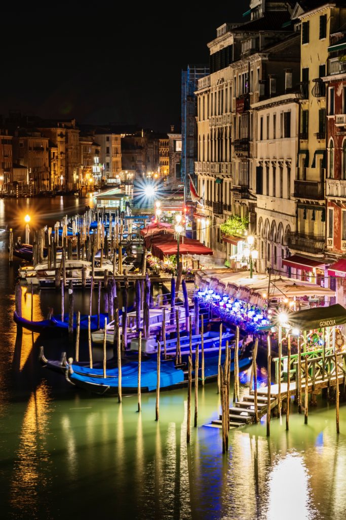 Venice at nighttime