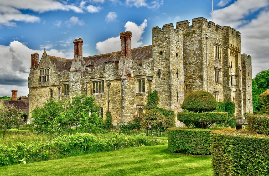 Hever castle, the childhood home of Anne Boleyn in Kent